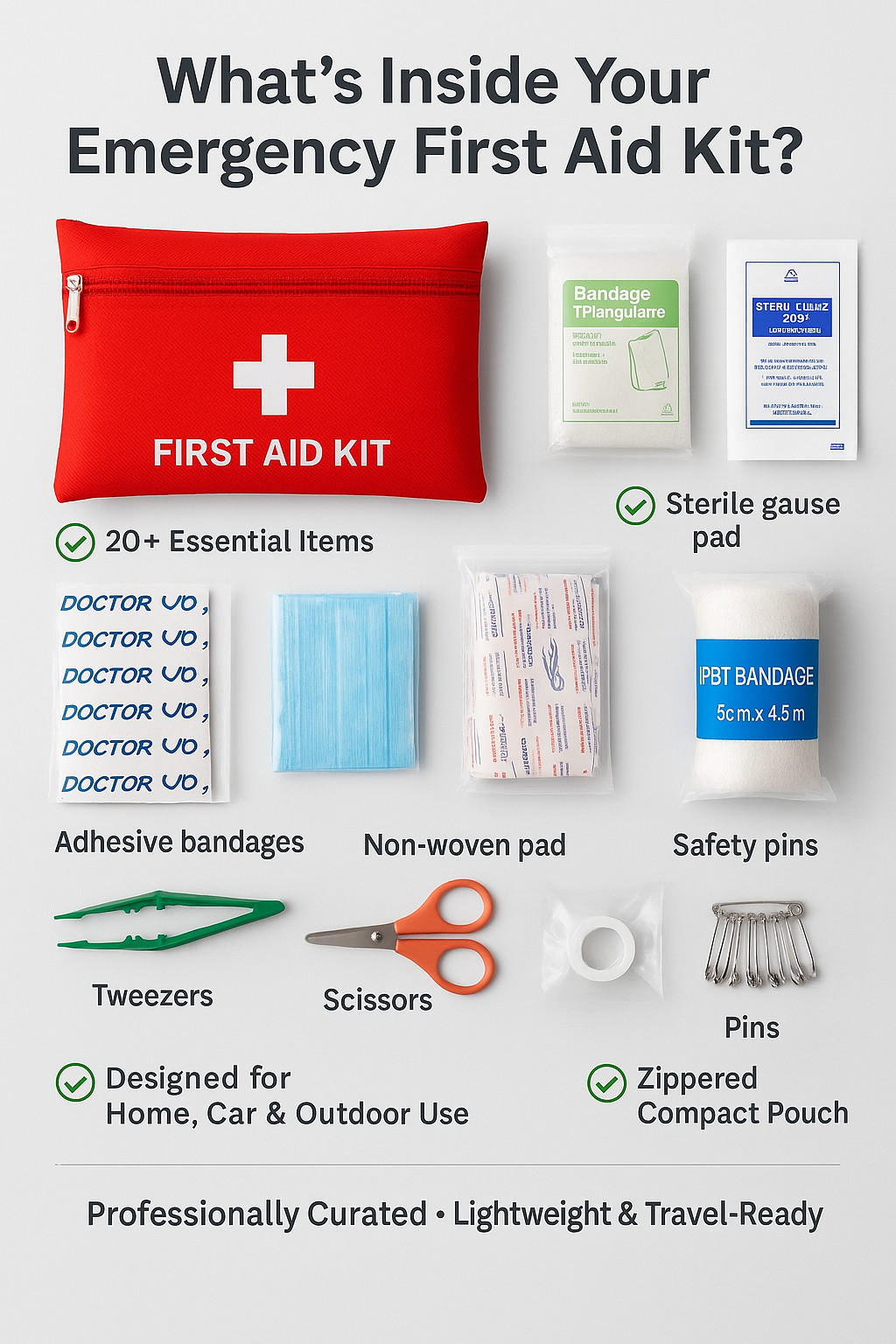 LifeRelief Essential First Aid Kit